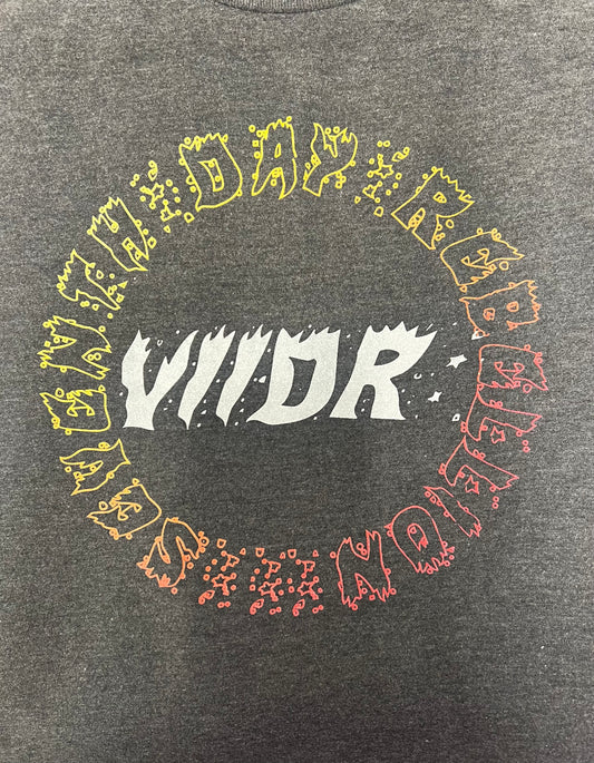 VIIDR Circle Logo Grey T-Shirt